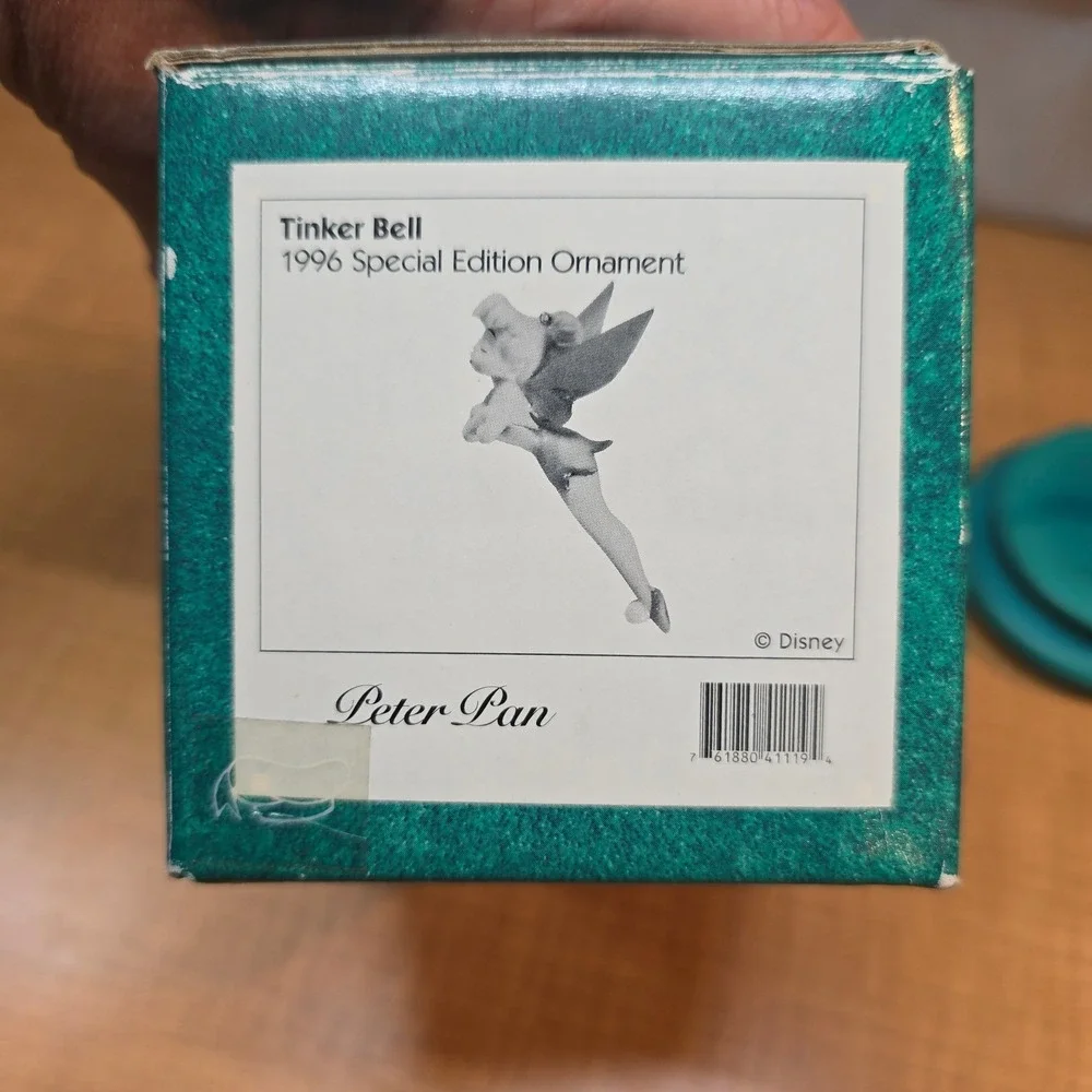 Wingless Tinkerbell Tinker Bell 1996 Special‎ Edition Ornament Disney Peter Pan